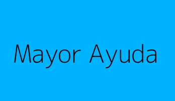 Mayor Ayuda